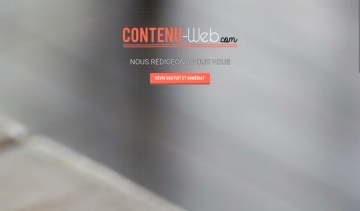 Contenu-web.com, votre meilleure agence de rédaction de contenu web.