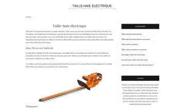 Taille Haie Electrique, guide d'achat et comparateur