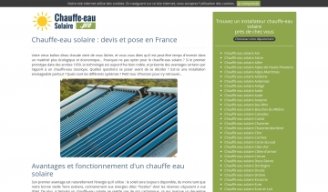 Chauffe-eau solaire, guide d'information sur les chauffe-eaux solaires