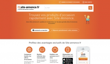 Le site qui regroupe toutes les petites annonces de produits d'occasion en France