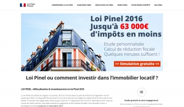 Loi Pinel 2016, tout sur la défiscalisation immobilière