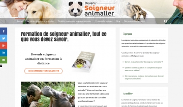 Le Soigneur Animalier, guide complet sur les formations