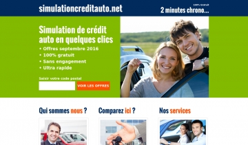 Simulation Crédit Auto, crédit auto moins cher