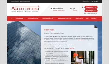 L’entreprise « As du carreau » exécute les travaux de vitrerie à Paris