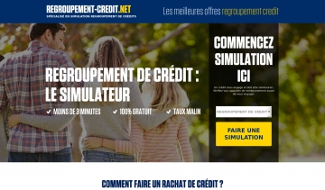 Regroupement-credit.net, simulateur de regroupement de crédit 