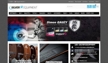 Silver Equipement, vente d'articles de tennis de table en ligne