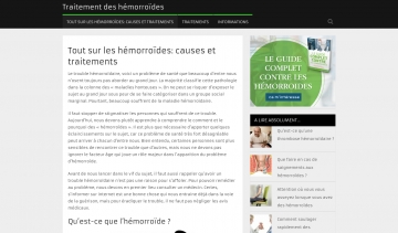 Traitement des hémorroïdes, guide complet contre les hémorroïdes 