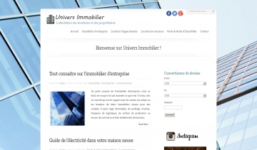 Univers immobilier, guide pour tout savoir sur l'immobilier d'entreprise