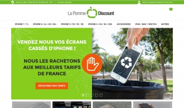 La Pomme Discount, votre meilleure boutique de pièces détachées de téléphones.