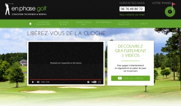 En phase golf, coaching technique et mental en golf 