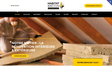 Habitat Breton, renovation et isolation de logement
