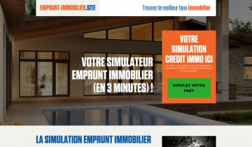 Emprunt Immobilier, site de simulation d'emprunt immobilier