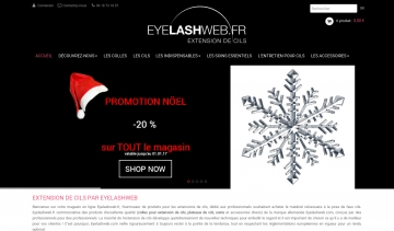 Eyelashweb, vente de produits d’extension de cils pour professionnels