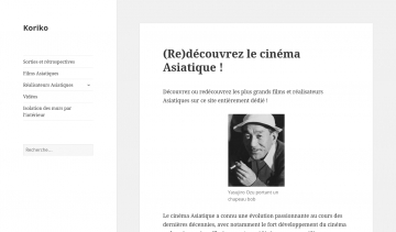 Koriko, la plateforme qui vous présente le cinéma asiatique