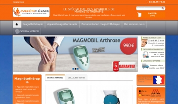 Magnétothérapie, boutique en ligne d'appareils magnétiques à champs pulsés