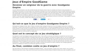 Goodgame Empire : le jeu de stratégie à essayer à tout prix