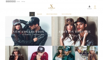 Xtress, vente en ligne de casquettes