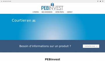 Pebinvest, votre cabinet en courtage d'assurance