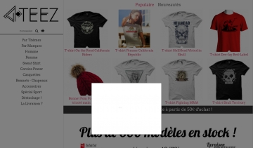 Teez, vente en ligne de t-shirts personnalisés