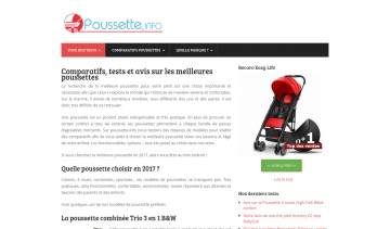 Poussette, comparatif de poussettes pour bébés