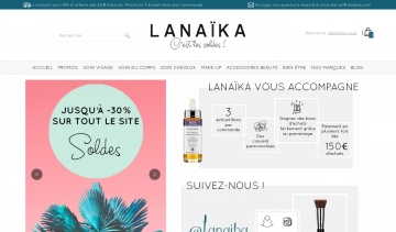 LANAÏKA, boutique en ligne de produits de beauté 