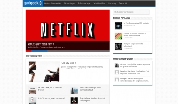 Gadgeek, suivez toute l'actualité des gadgets et objets connectés