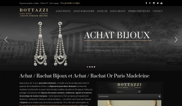 BOTTAZZI, vente, achat et rachat des bijoux et pierres précieuses à Paris.