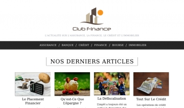 Club finance, la solution idéale pour vos finances.