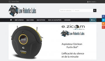 Low Robotic Labs, site de vente de robots électroménagers