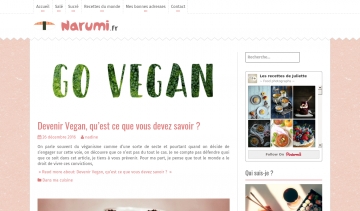 Narumi, le blog gourmand de cuisine et de nutrition