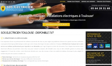 SOS Electricien Toulouse, entreprise d'électricité sise à Toulouse