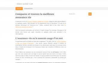 Meilleure assurance vie, le comparatif des assurances vie.