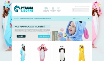 Pyjama Licorne, boutique spécialisé en vente de pyjamas licornes