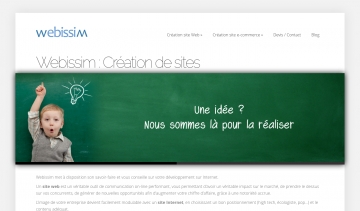 Webissim, agence de création de sites internet professionnels 