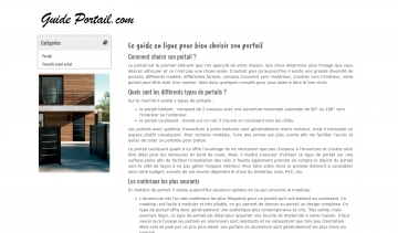 guide-portail.com : Découvrez les caractéristiques des divers modèles de portails