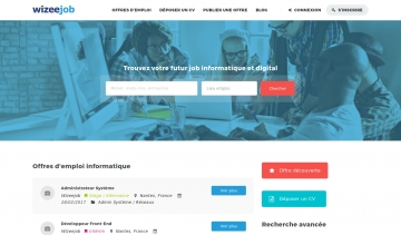 Wizeejob, la plateforme qui vous donne accès à des offres d'emploi