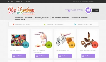 Bonbons sur Internet