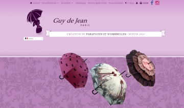Guy de Jean, fabricant français de parapluies