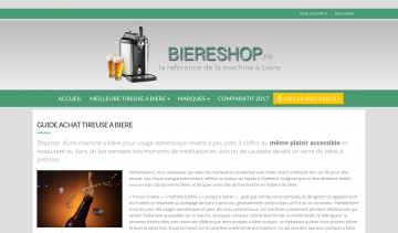 Bière Shop, guide d'achat des tireuses à bière