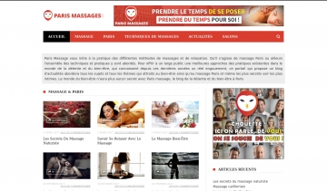 Paris Massage, meilleur blog de promotion des techniques de massage