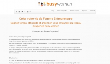 Busy-women, plateforme professionnelle pour les entrepreneures