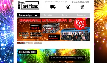 XL-Artifices vente de feux d'artifice en ligne