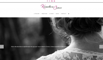 Kamelion Couture, atelier de création des robes des mariées et des chaussures