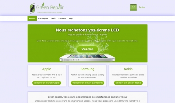 Green Repair, plateforme de rachat des écrans de téléphone