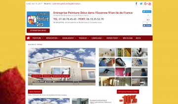 Entreprise Peinture Déco, devis rénovation en extérieur