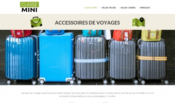 « Classe-Mini », guide d’achat et de conseils sur les accessoires de voyage