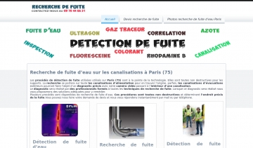 Fuite recherche: recherche de fuite d'eau à Paris