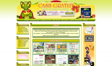 Cash gratuit, plateforme de référencement des sites de jeux