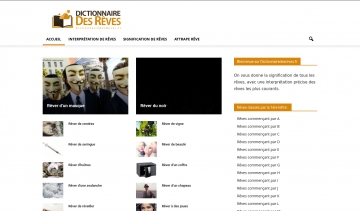 dictionnairedesreves, site d'interprétation complète d'un rêve