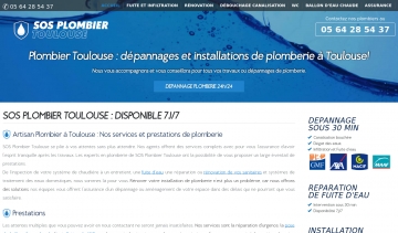 Sos Plombier Toulouse, votre plombier à Toulouse.